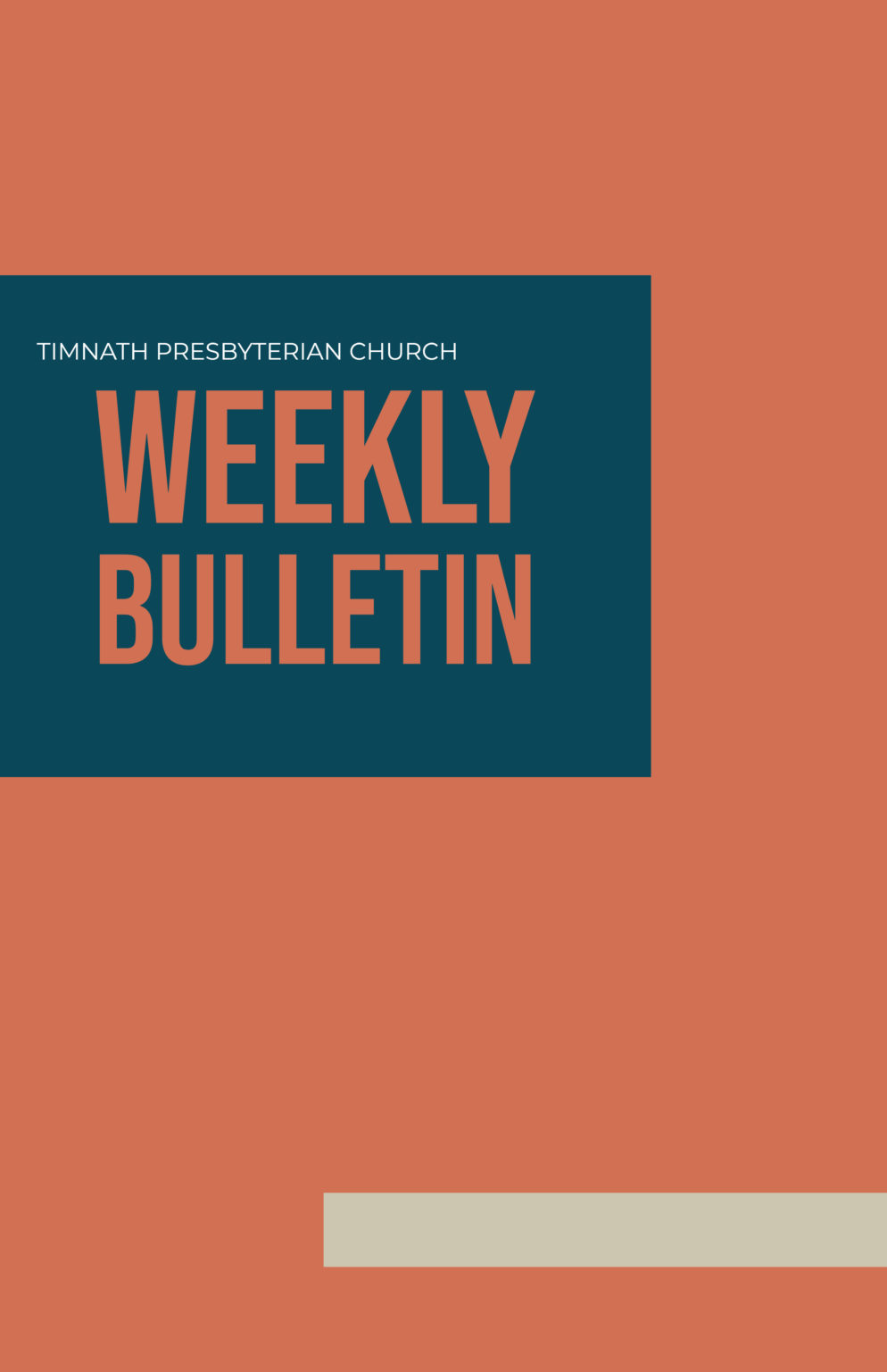 July 21 2024 timnath weekly bulletin timnath presbyterian church tpc 